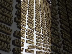 Zickzacke CER 400mm Schokolade, die Maschine verziert