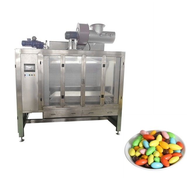 Automatic 200kg/H Belt Coater Chocolate Coating Machine