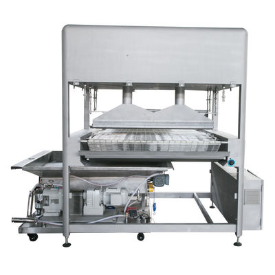 1200 mm Breite Schokoladen-Enrober-Maschine Lebensmittelqualität 304SS