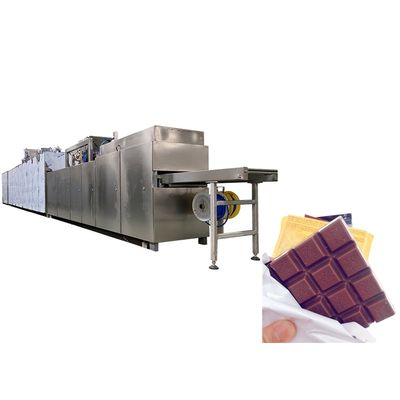 50 g 100 g 150 g Schokoladenstücke Produktionslinie mit zerkleinert Nüsse Fütterung