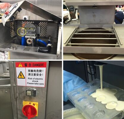 kaufen 304 Edelstahl-Süßigkeitsbeschichtungsgeräte mit einer Bandbreite von 900 MM geeignet für die kontinuierliche Süßigkeitsverarbeitung und -beschichtung Online-Herstellung